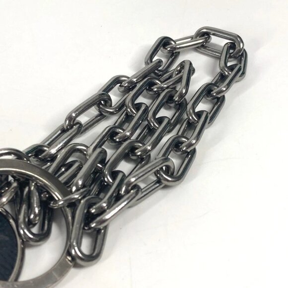 LOUIS VUITTON M68862 MonogramEclipse Key Chain Key Holder Bag Charm - Picture 6 of 12